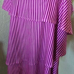 Pink Ruffle Tank Top